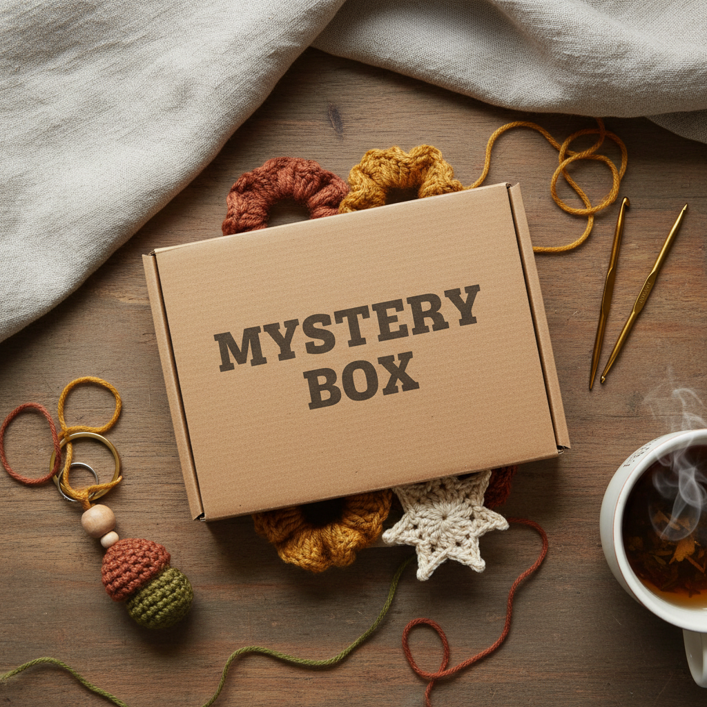 Mystery crochet box contents surprise reveal