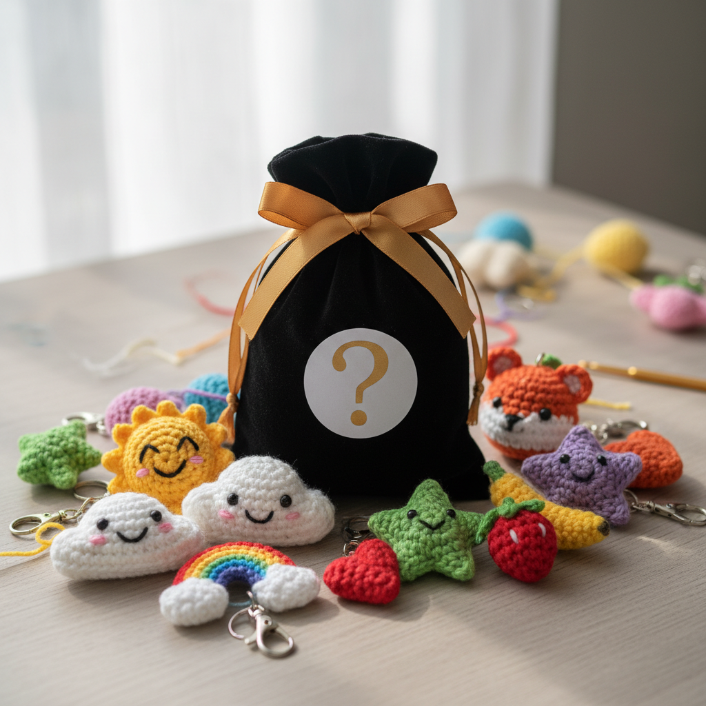 Mystery crochet gift bag